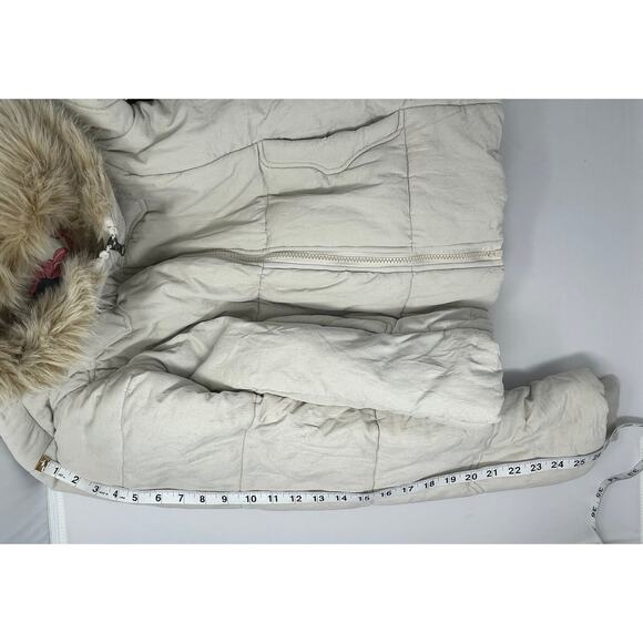 BB Dakota Women's Corduroy Bomber Jacket Style with Faux Fur High Collar Size L - Picture 10 of 13